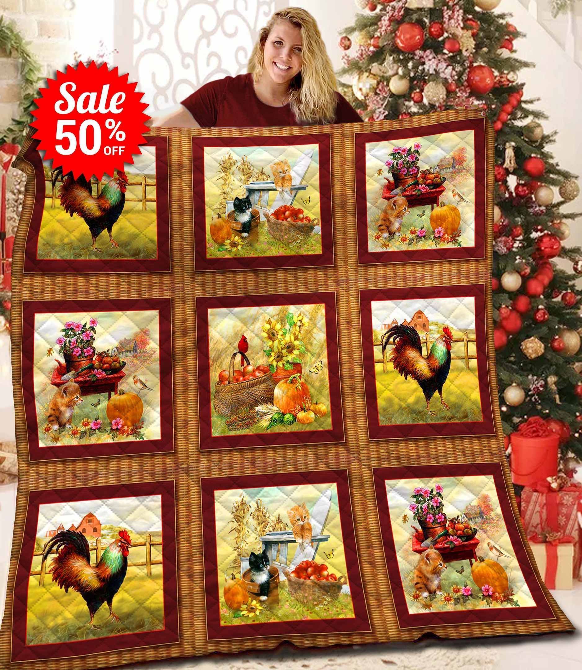 Farmer Quilt Blanket BBB121222SM