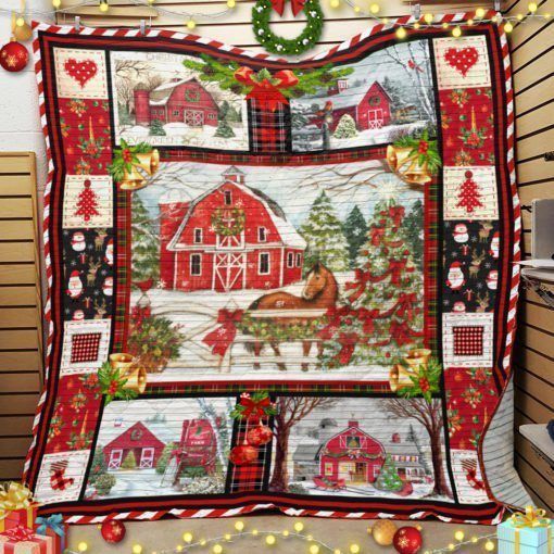 Farmhouse Christmas GS-CL-KC3006 Quilt Blanket