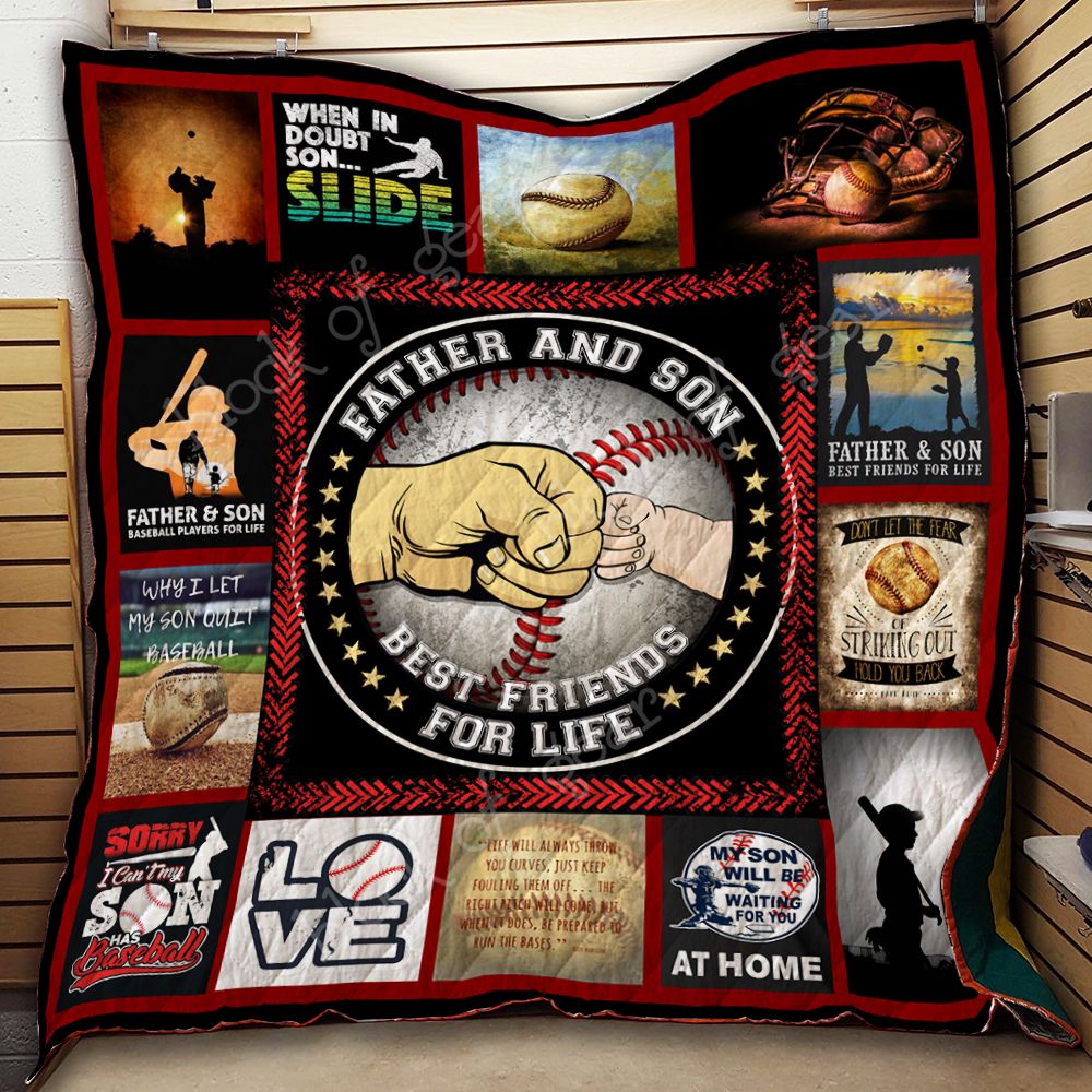 Father And Son Baseball Quilt Th709 Dhc11123007Dd