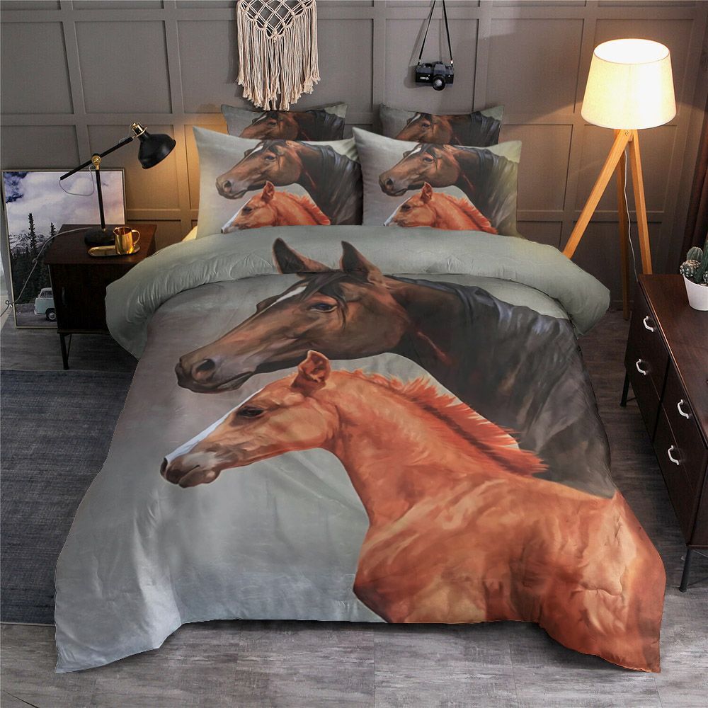 Father And Son Horse Bedding Set