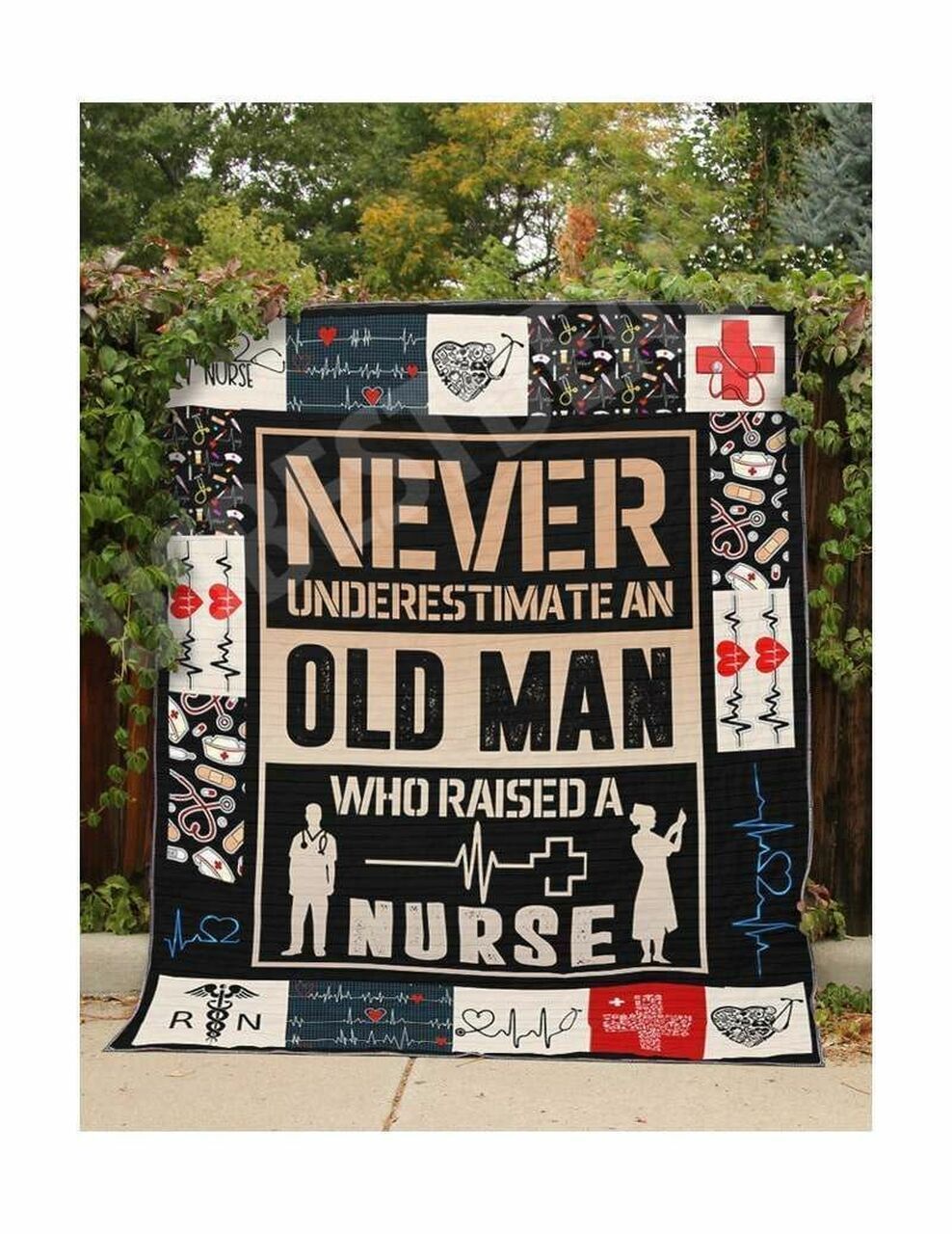 Father Raised A Nurse DTC1212819 Quilt Blanket