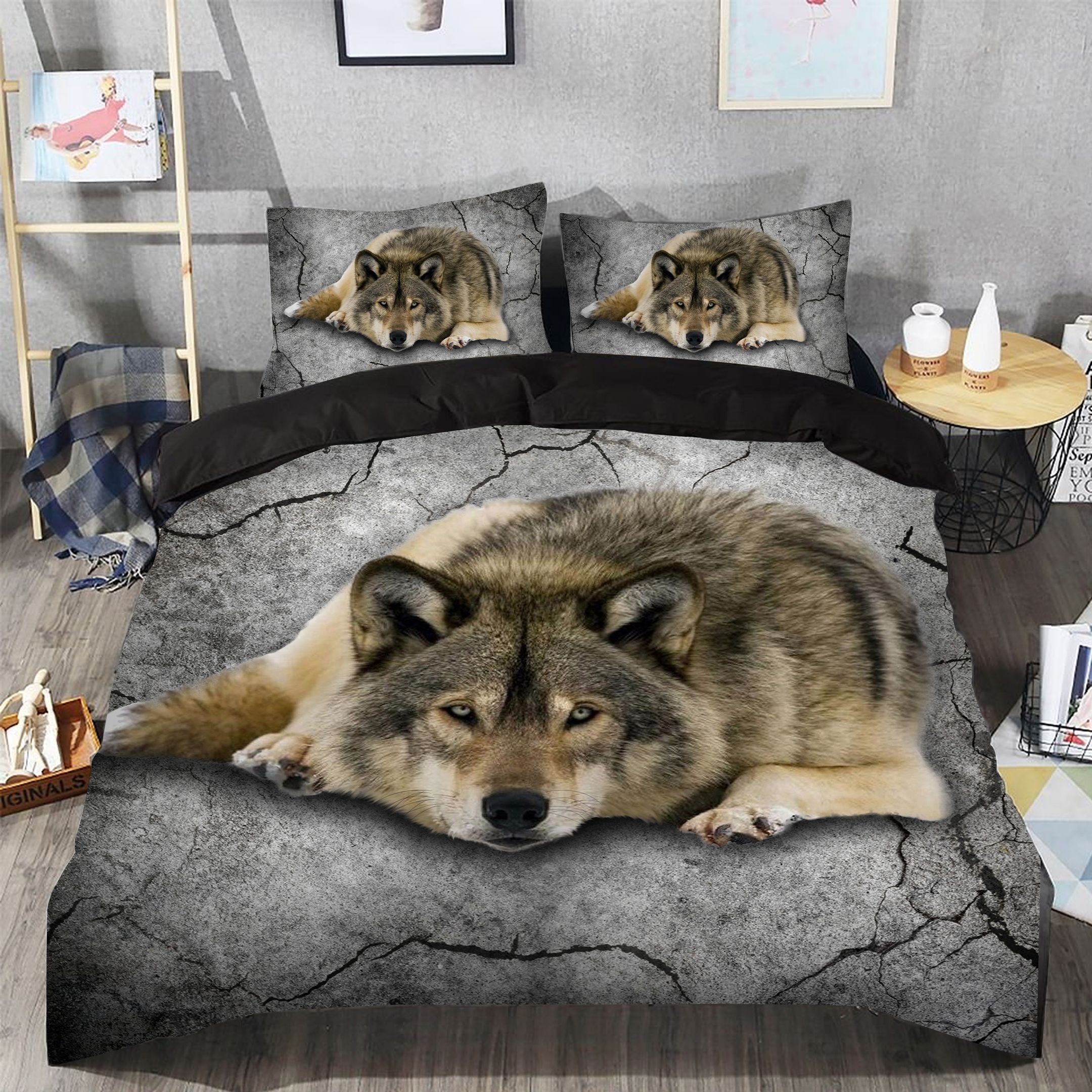 Fatty Wolf Bedding Set