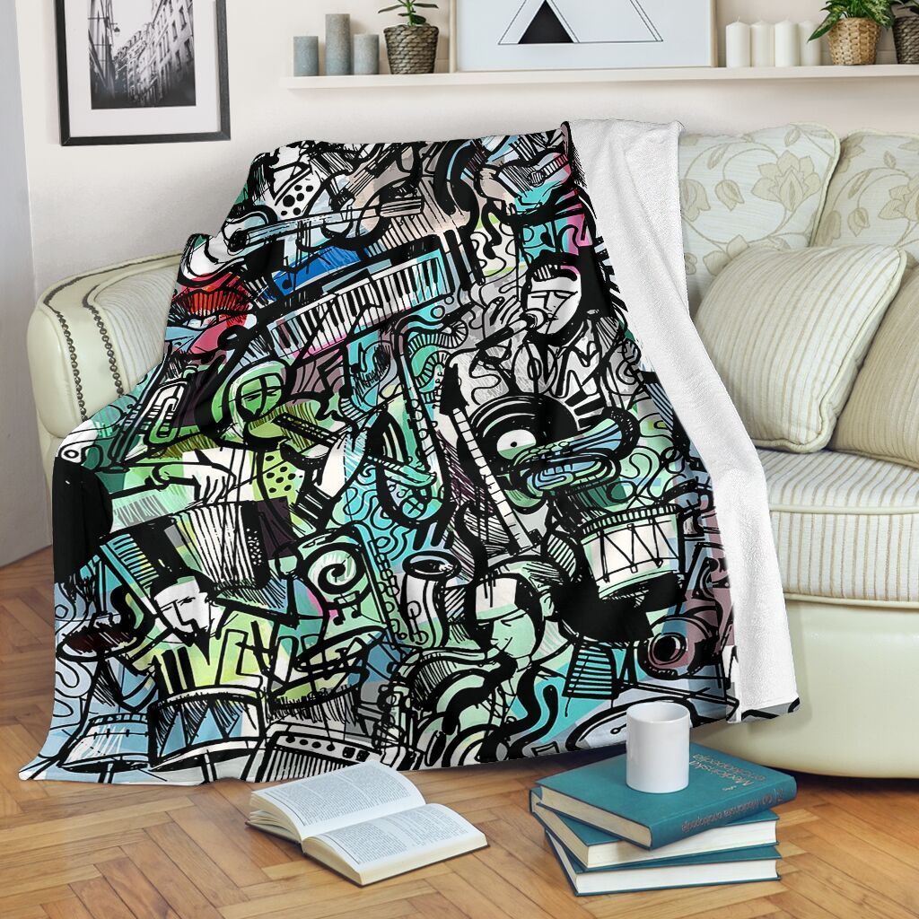 Favourite Musicians Sherpa Fleece Blanket