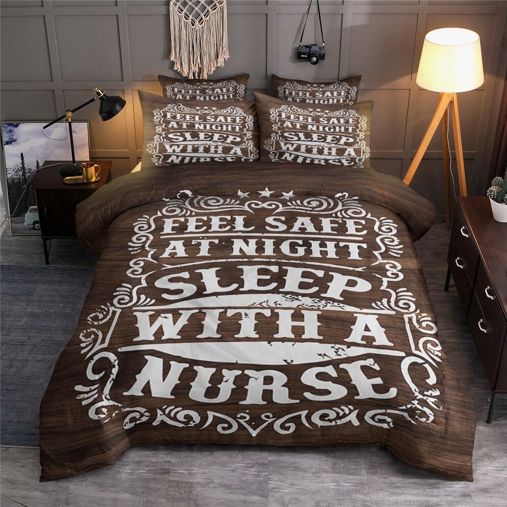 Feel Safe At Night Sleep With A Nurse Bedding Set