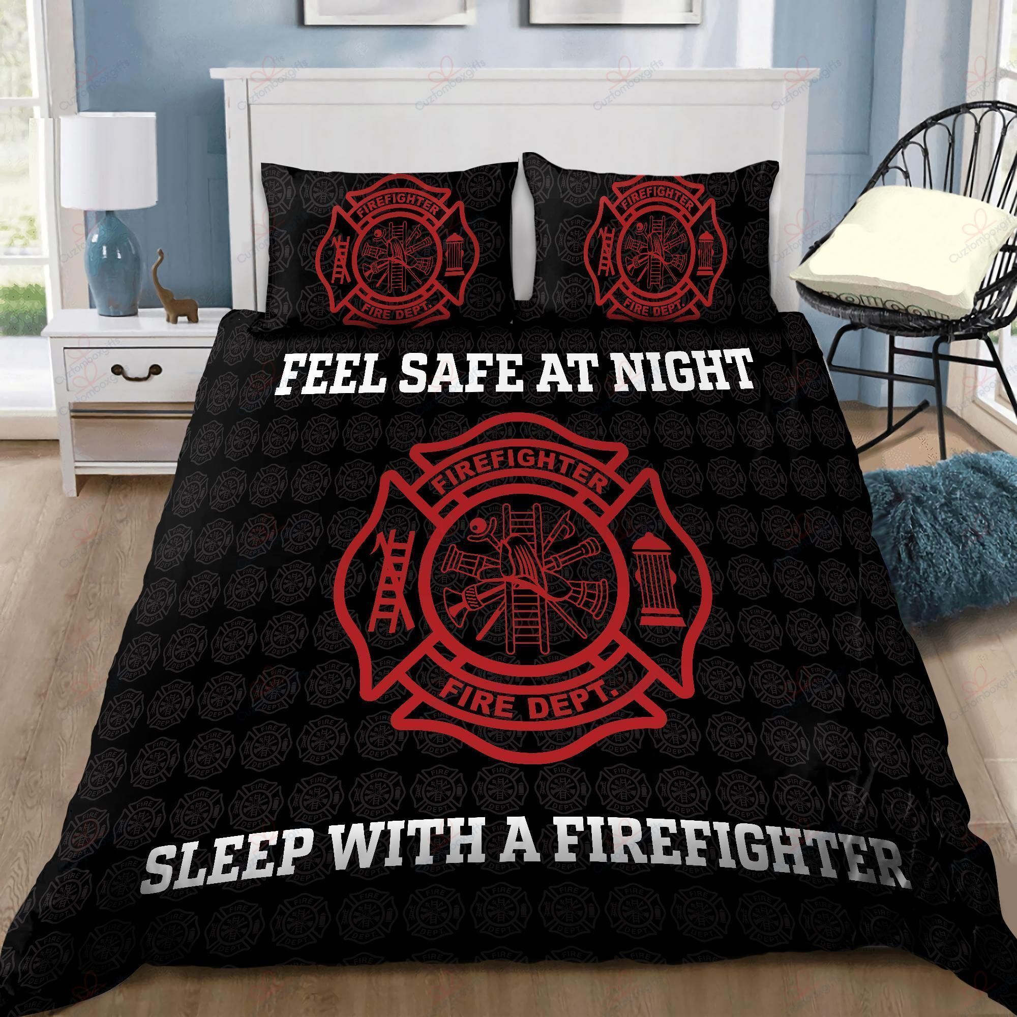 Feeling Safe With Firefighter Bedding Set