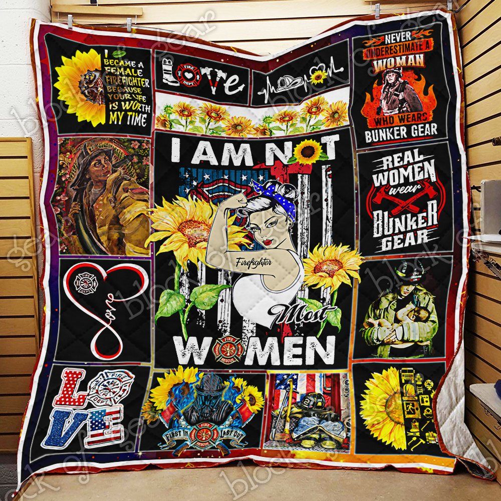 Female Firefighter Quilt Pn702 Dhc11122602Dd
