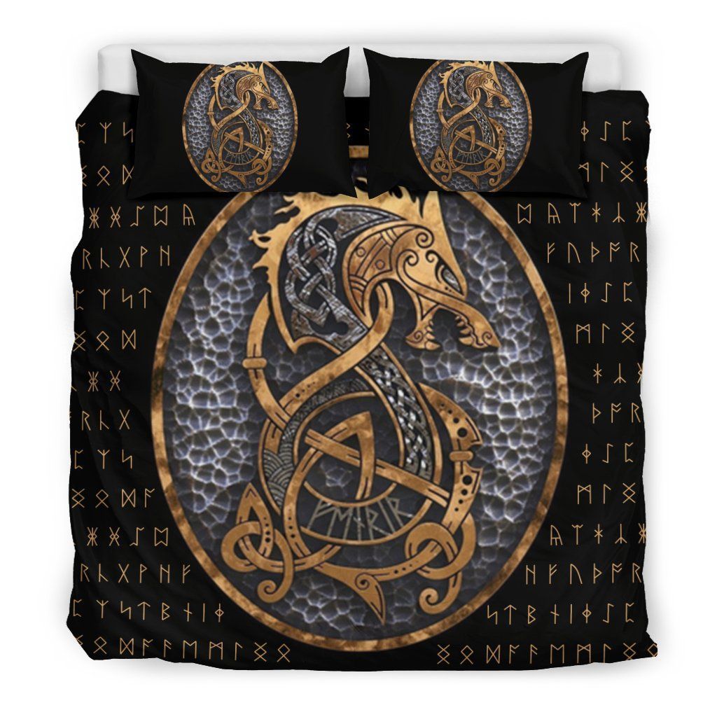 Fenrir Wolf Odin Bedding Set
