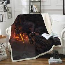 Fenrir Wolf Viking Sherpa Fleece