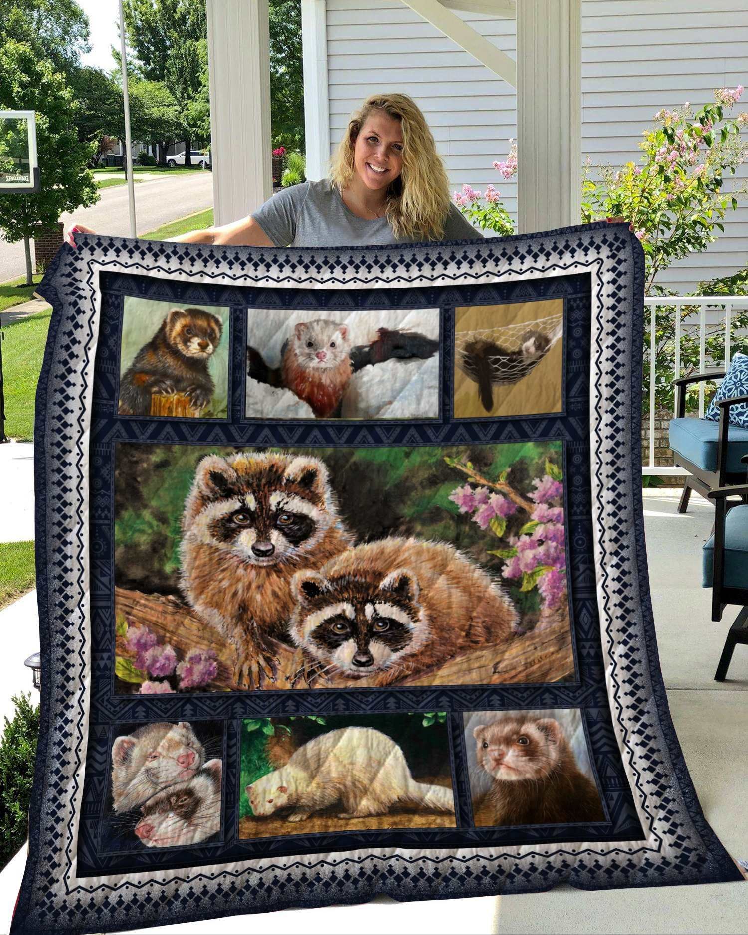 Ferret Quilt Blanket DHC291180VT