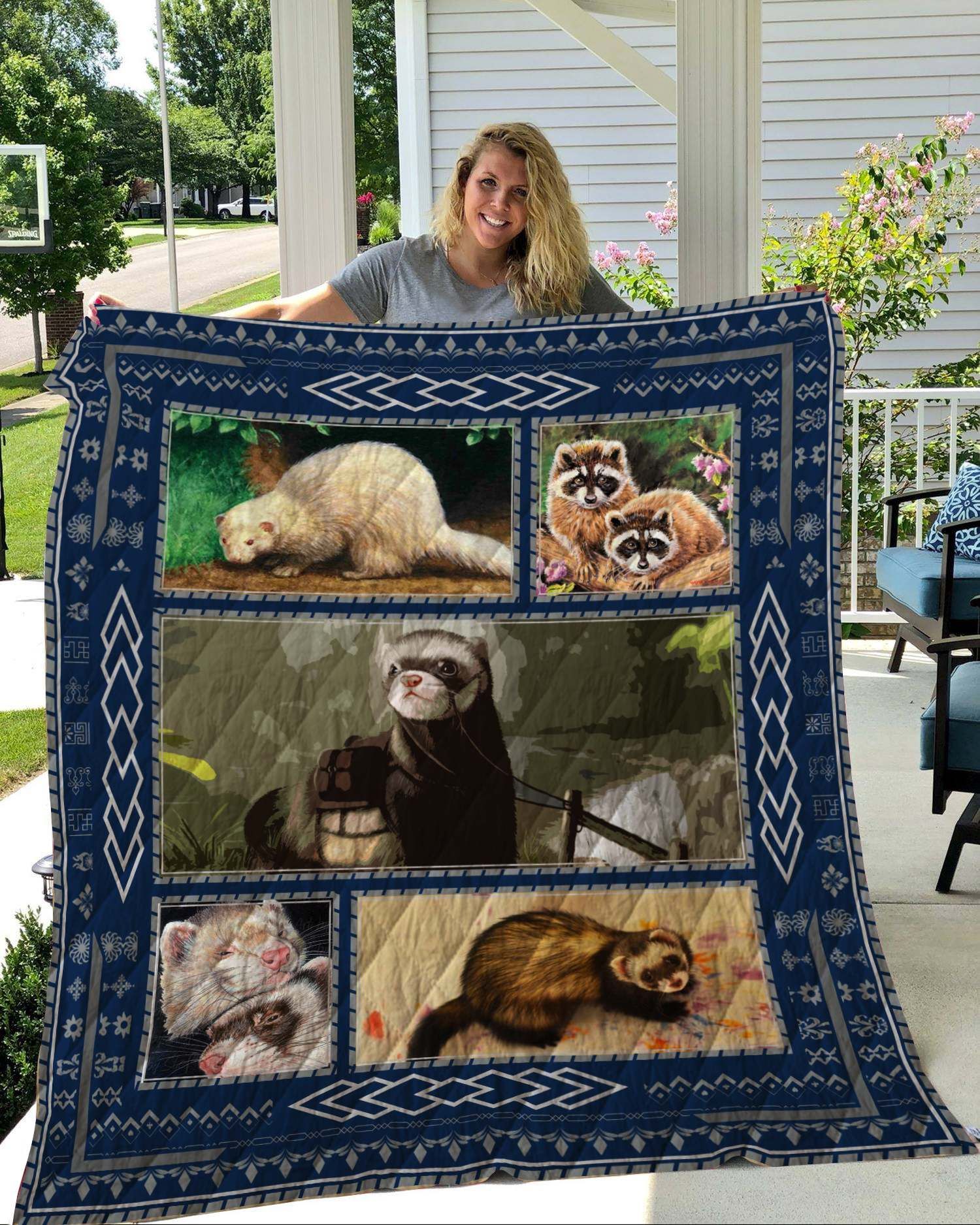 Ferret Quilt Blanket DHC291181VT