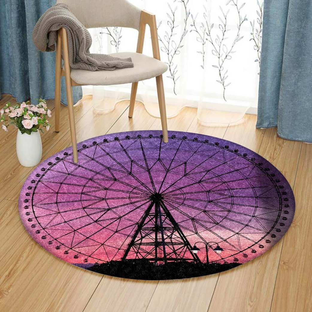 Ferris Wheel Round Carpet