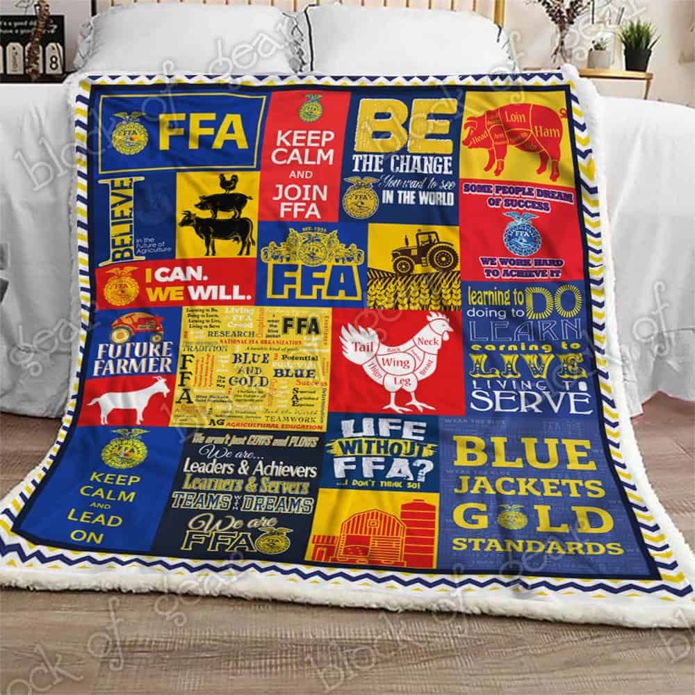 FFA Forever Blue Fleece Blanket