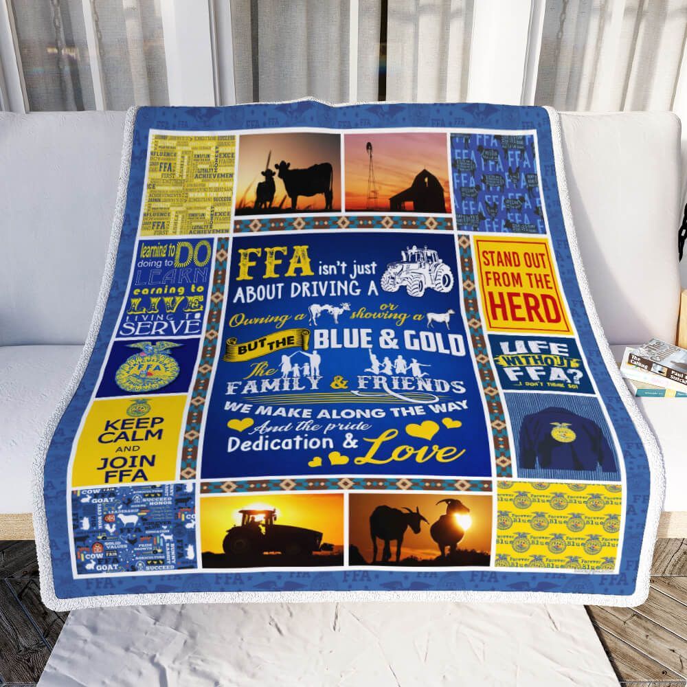 FFA Future Farmers of America Sherpa Fleece Blanket