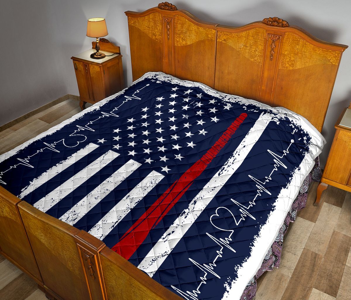 Field Hockey America Flag Quilt Blanket Dhc1312712Dd