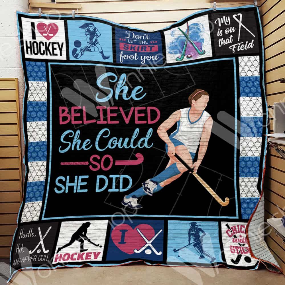 Field Hockey Quilt Blanket DHC0102811TD