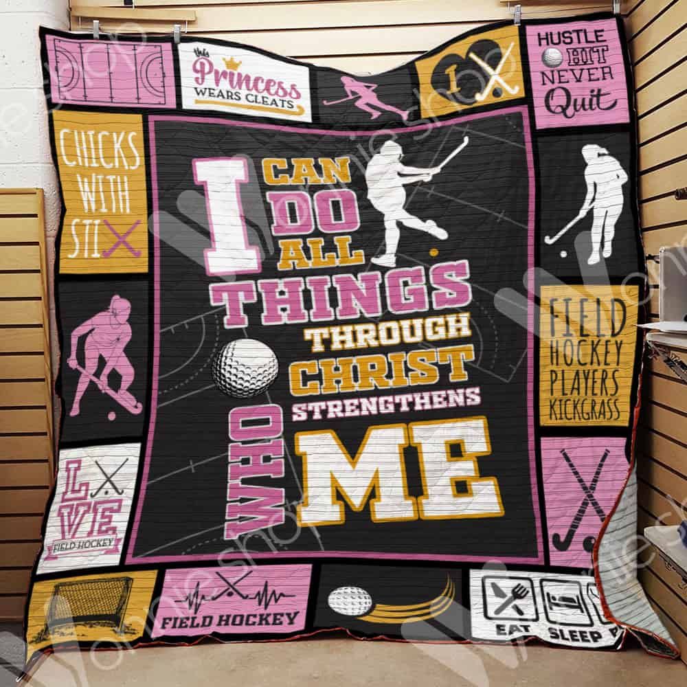 Field Hockey Quilt Blanket DHC0102843TD