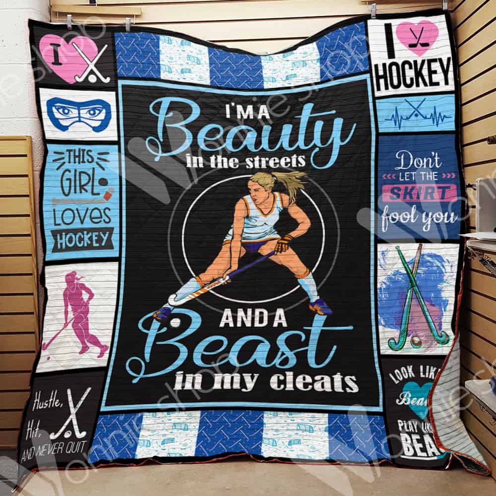 Field Hockey Quilt Blanket DHC0102849TD