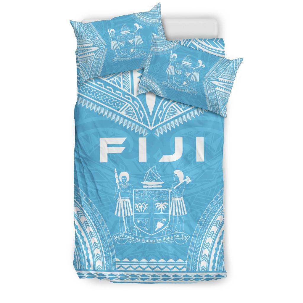 Fiji Flag Polynesian Chief Bedding Set