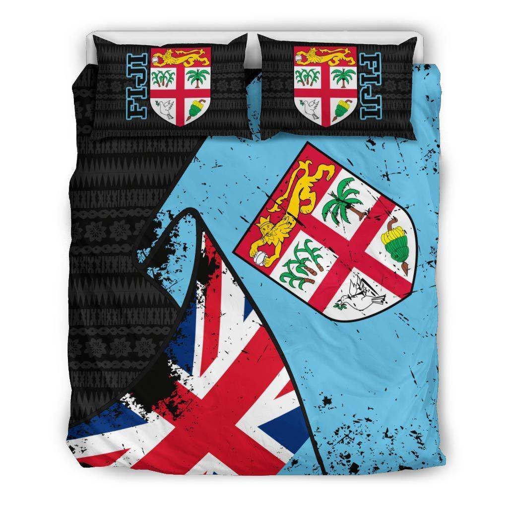 Fiji Special Grunge Flag Bedding Set