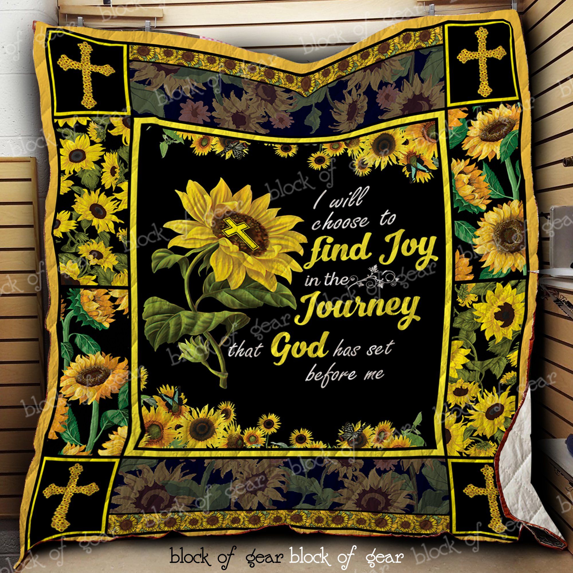 Find God In A Sunflower Quilt Dk454 Dhc11121808Dd