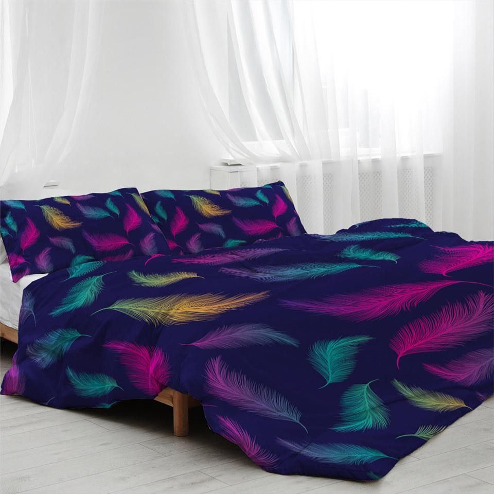 Fine Feathers Pattern Bedding Set