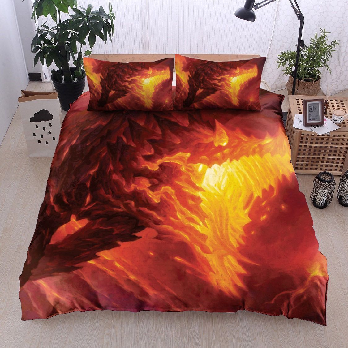 Fire Dragon Bedding Set
