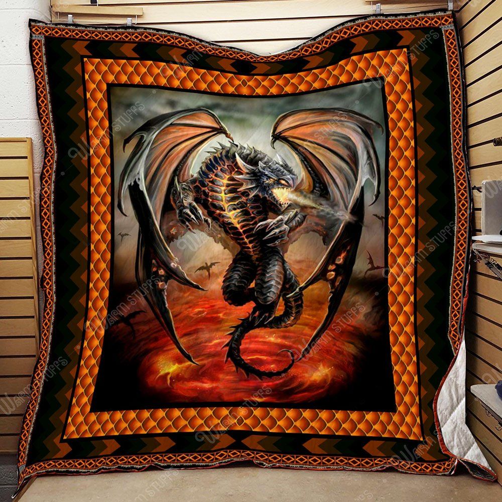 Fire Dragon Quilt Blanket Kh26 Dhc1312163Dd