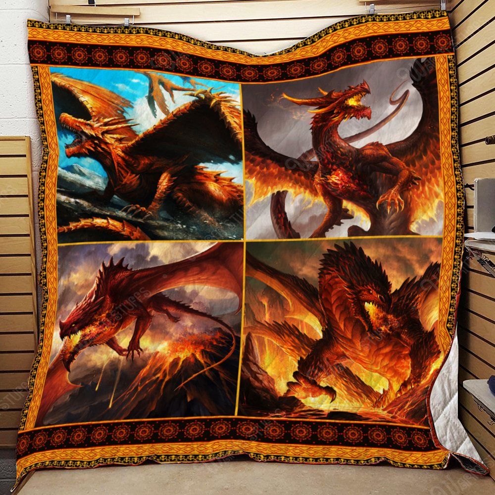 Fire Dragon Quilt Blanket Kp542 Dhc1312107Dd
