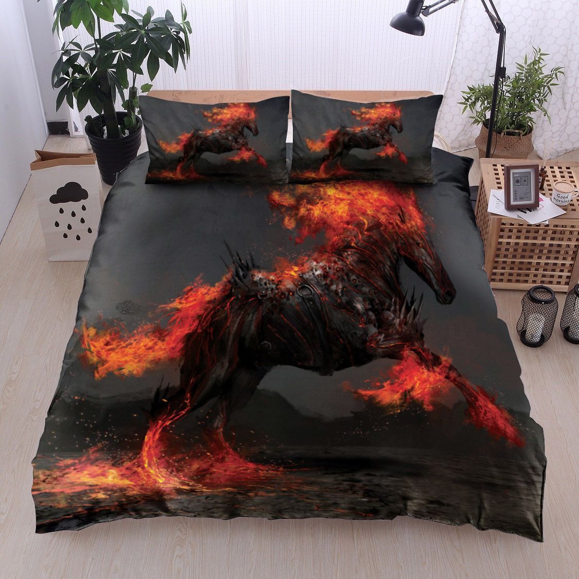 Fire Horse Bedding Set