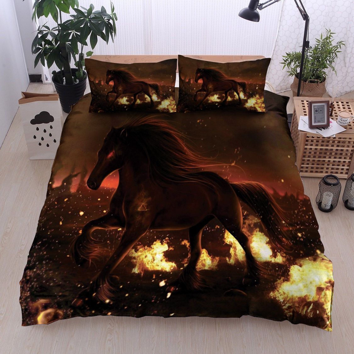 Fire Horse Bedding Set