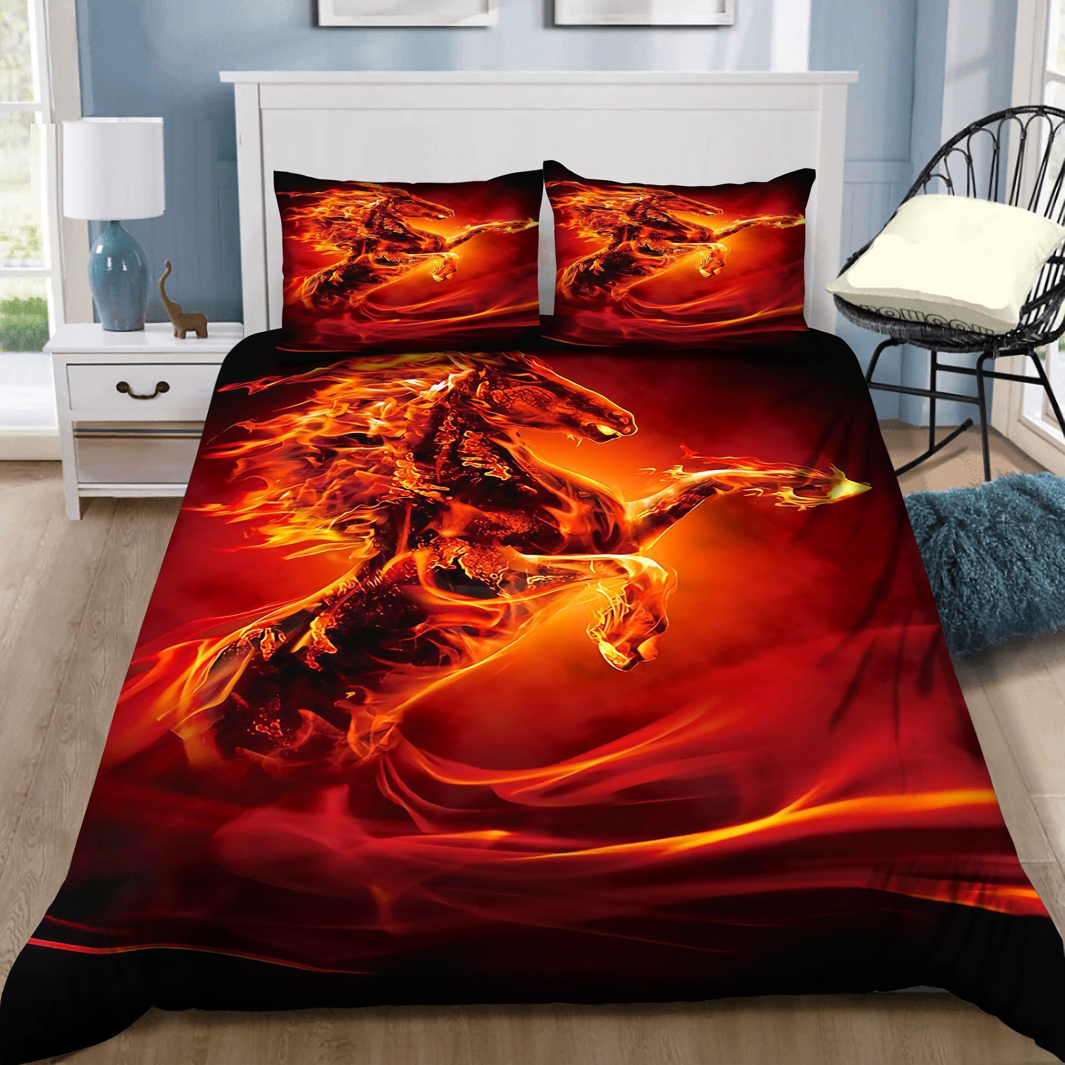 Fire Horse Bedding Set