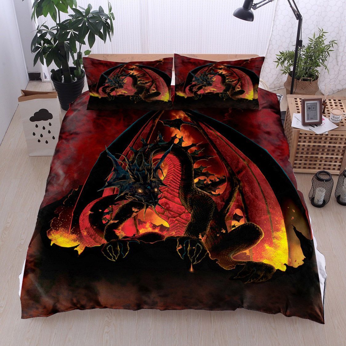 Fireball Dragon Bedding Set