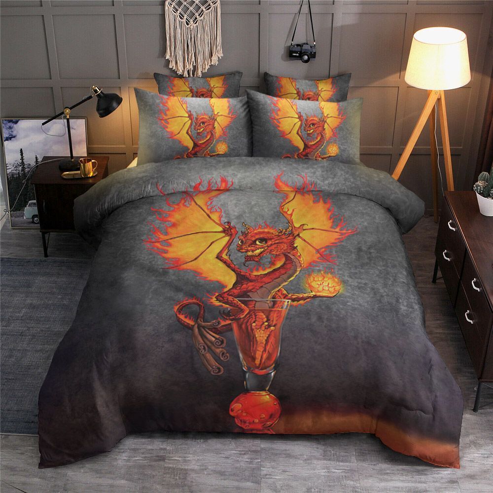 Fireball Dragon Bedding Set