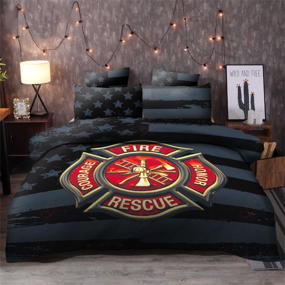 Firefighter Bedding Set