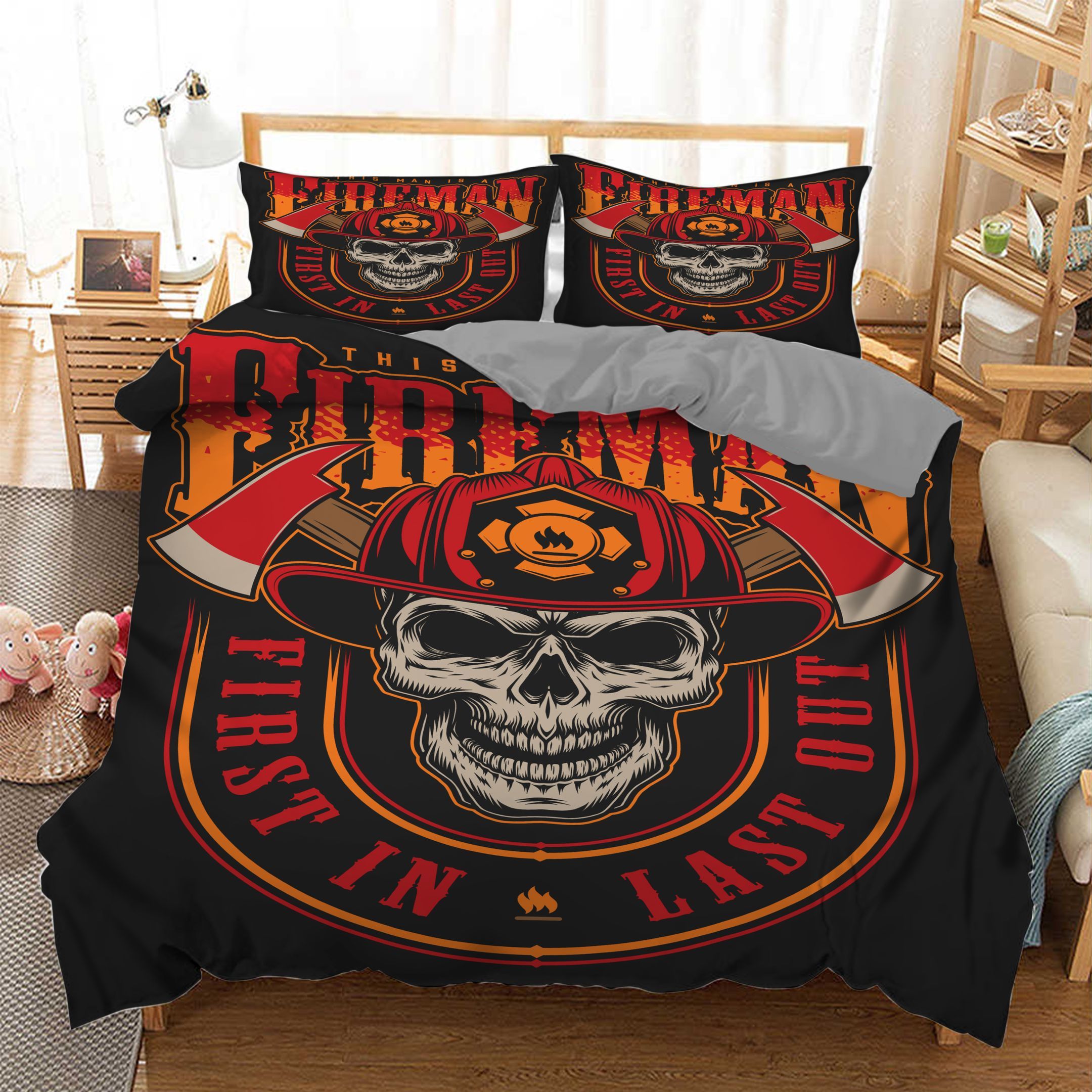 Firefighter  Bedding Set