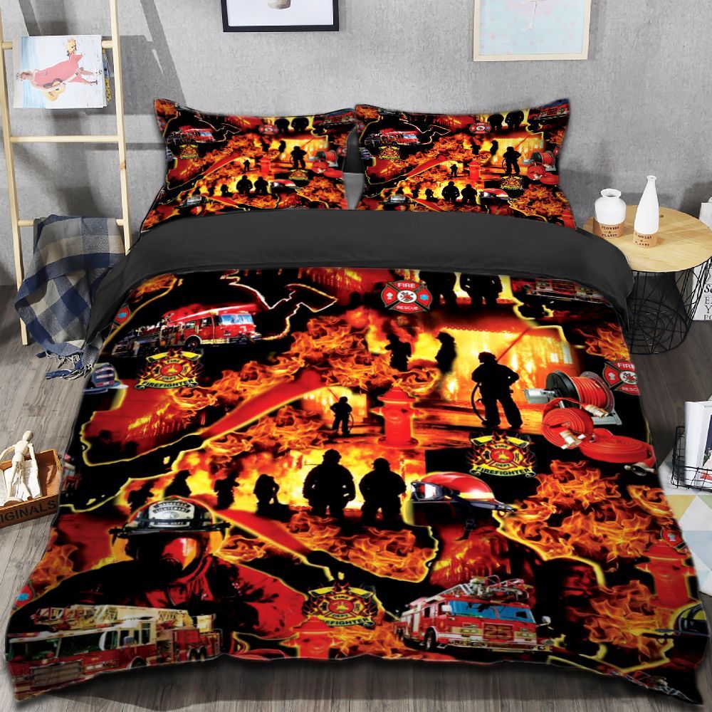 Firefighter Bedding Set