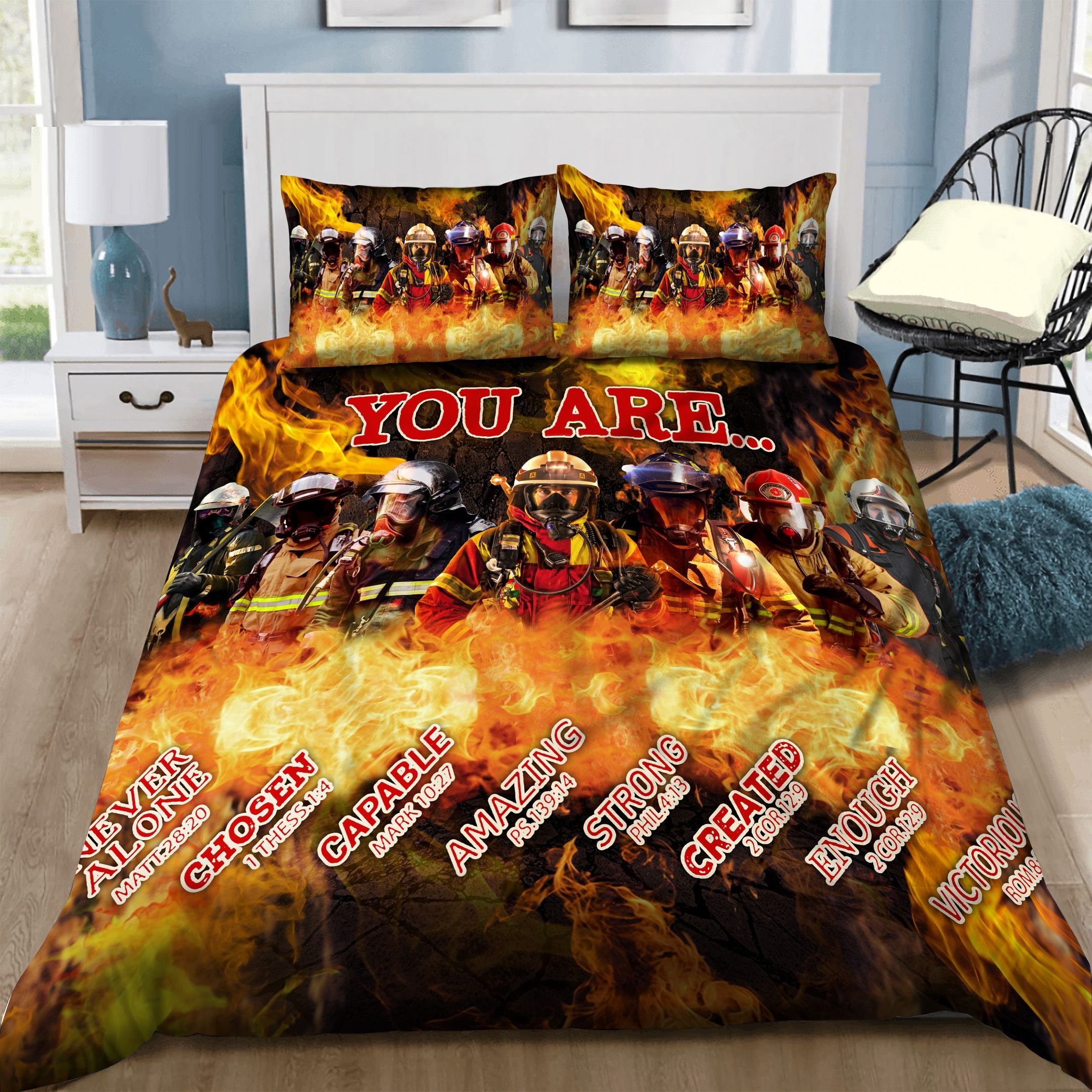Firefighter Bedding Set