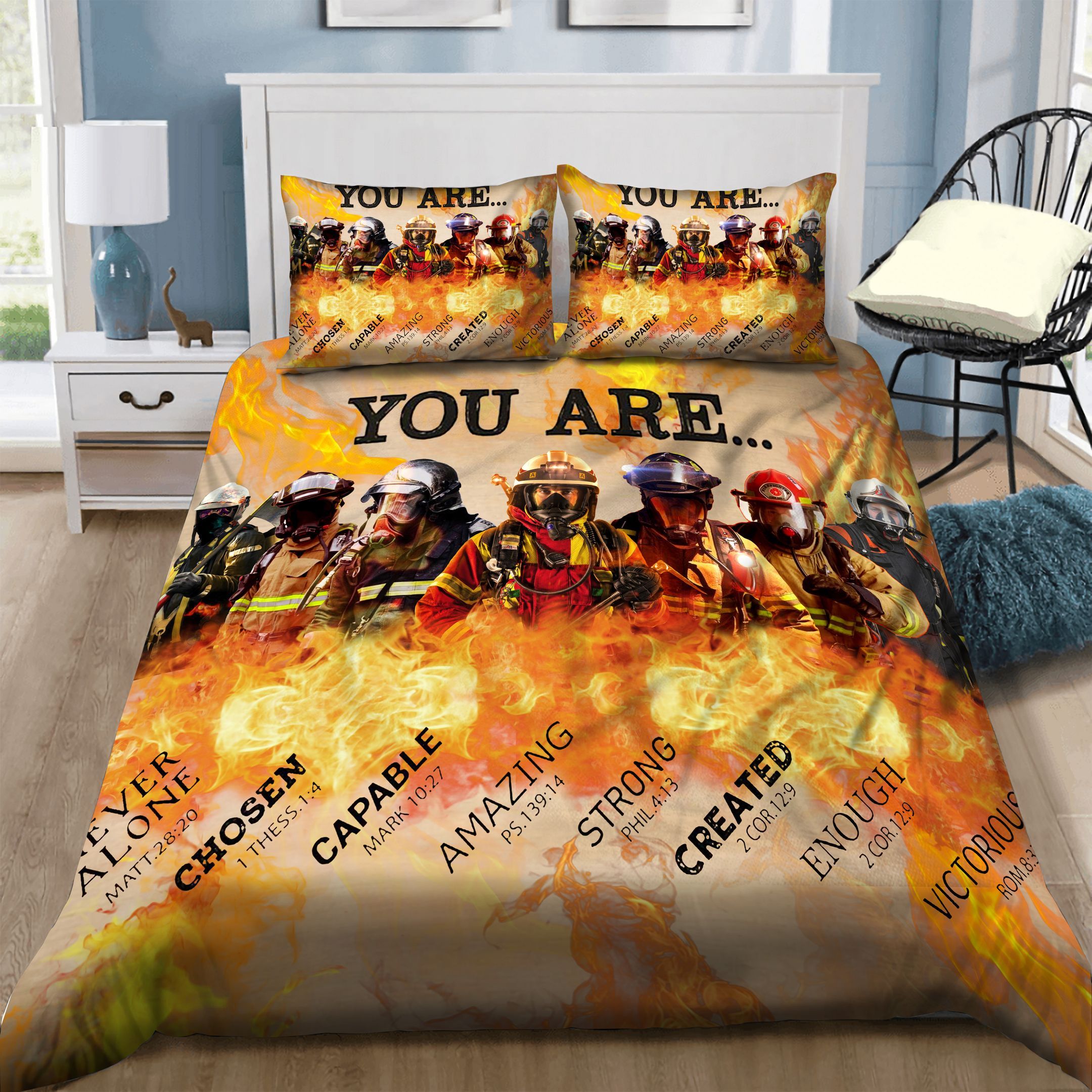 Firefighter Bedding Set