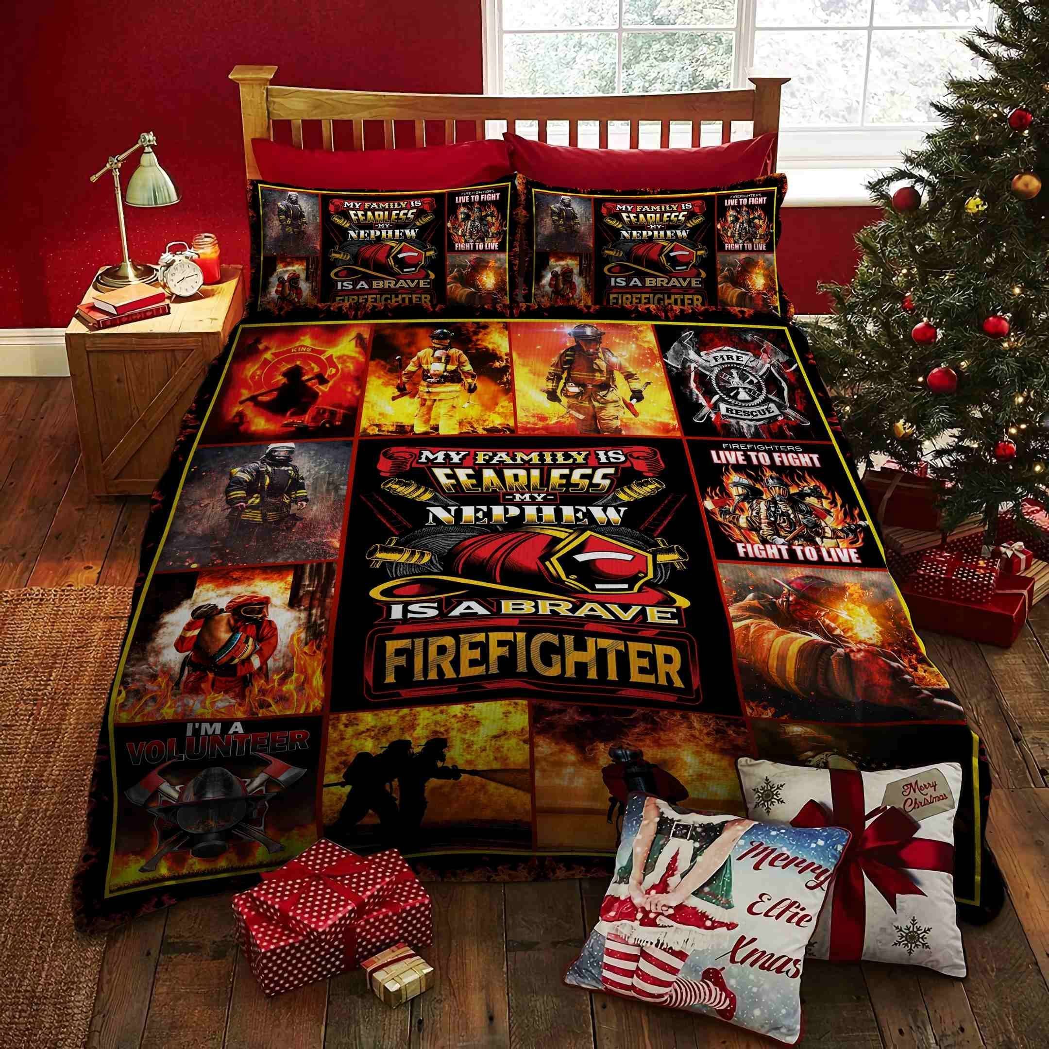 Firefighter Bedding Set