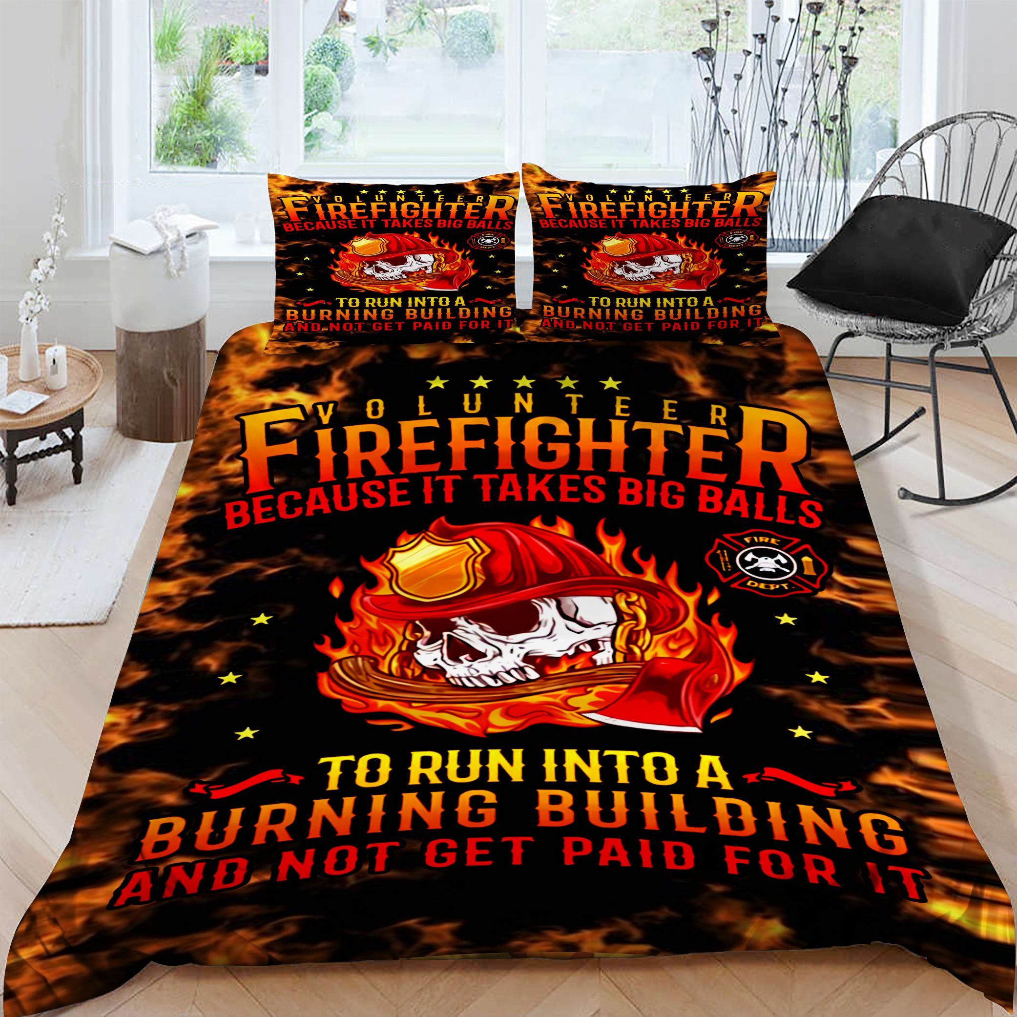 Firefighter Bedding Set