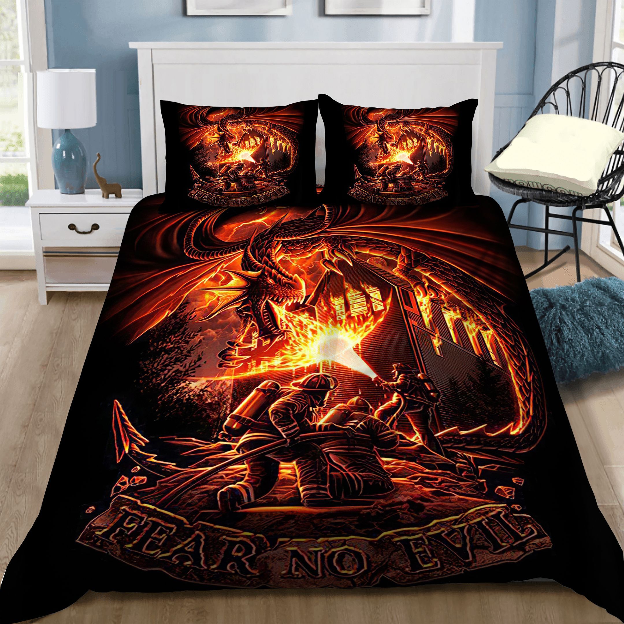 Firefighter Bedding Set
