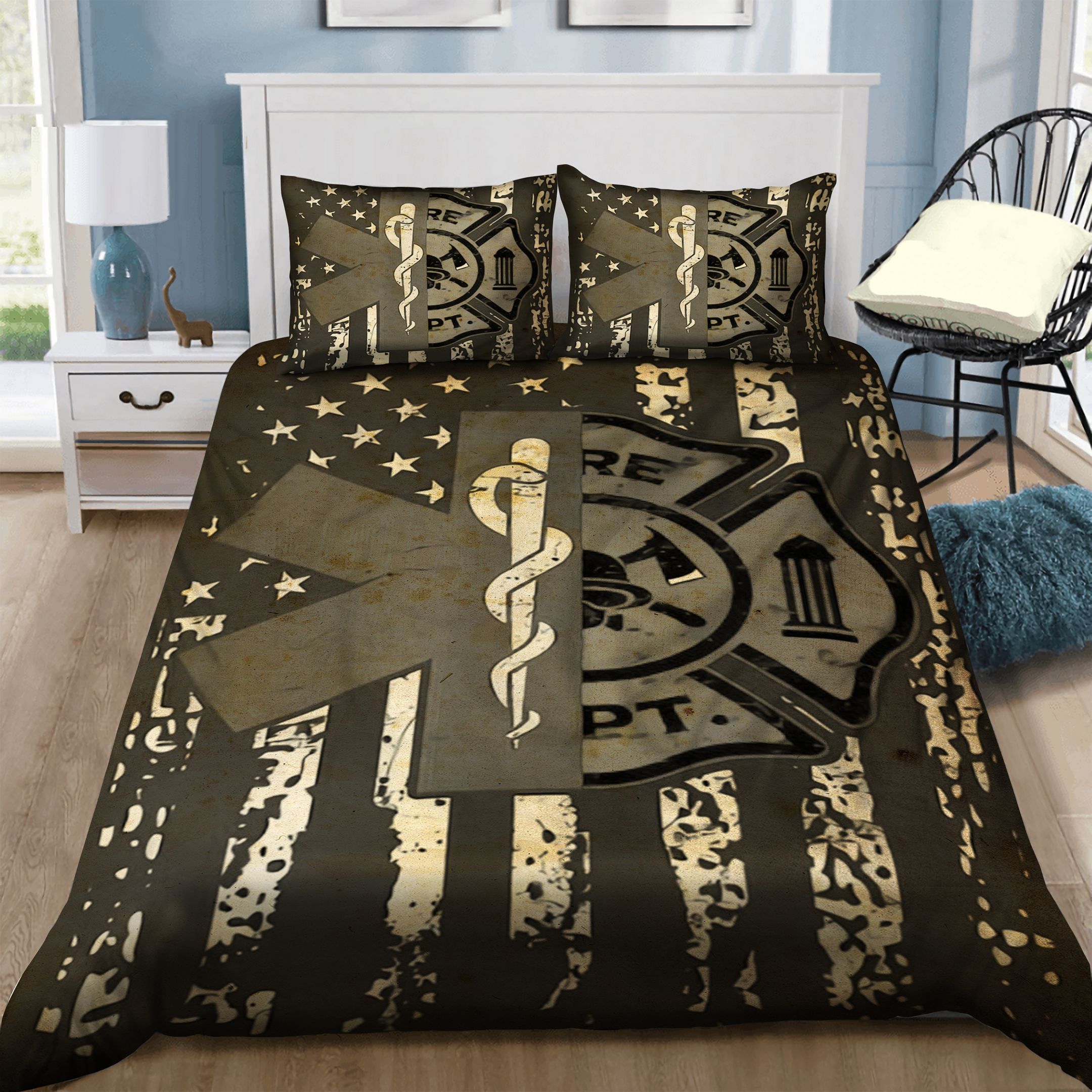 Firefighter Bedding Set