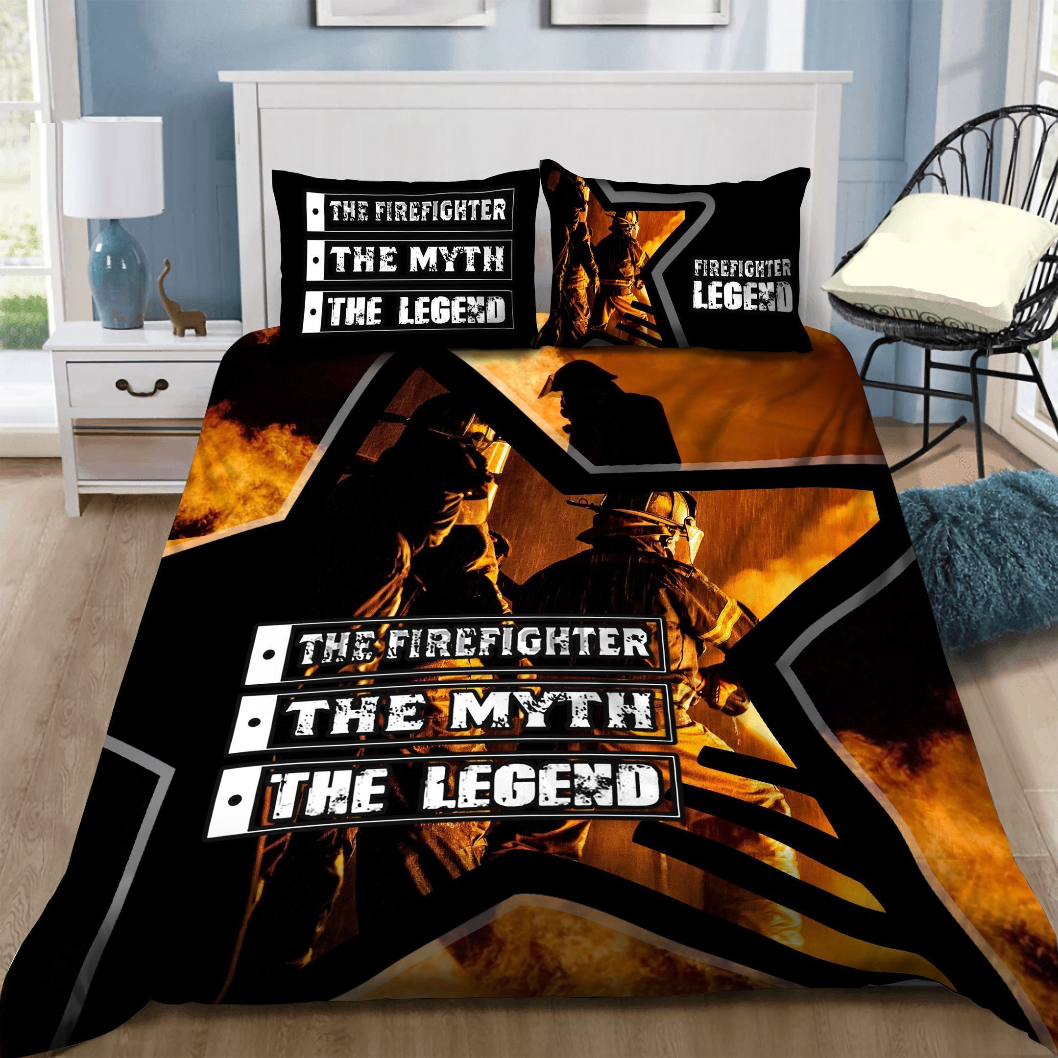 Firefighter Bedding Set