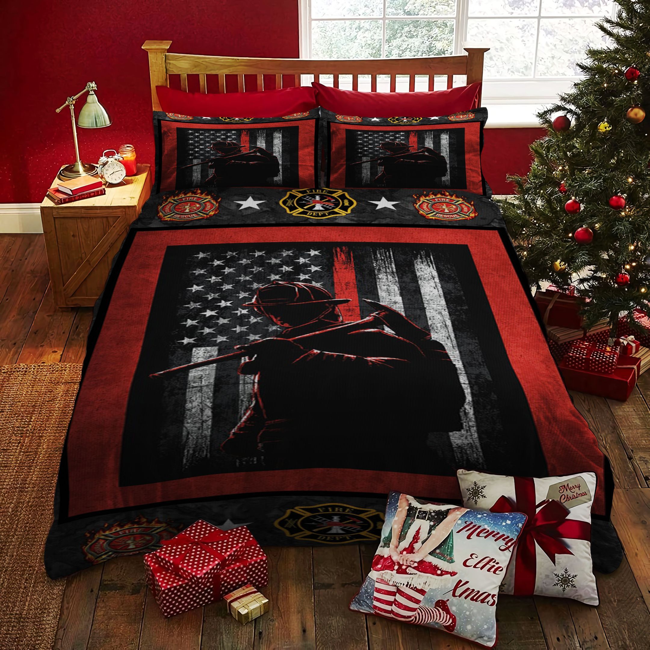 Firefighter Bedding Set