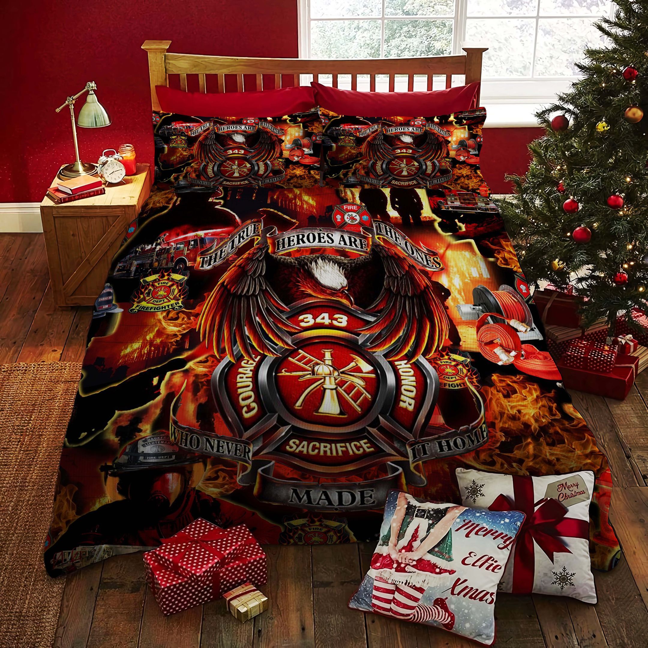 Firefighter Bedding Set