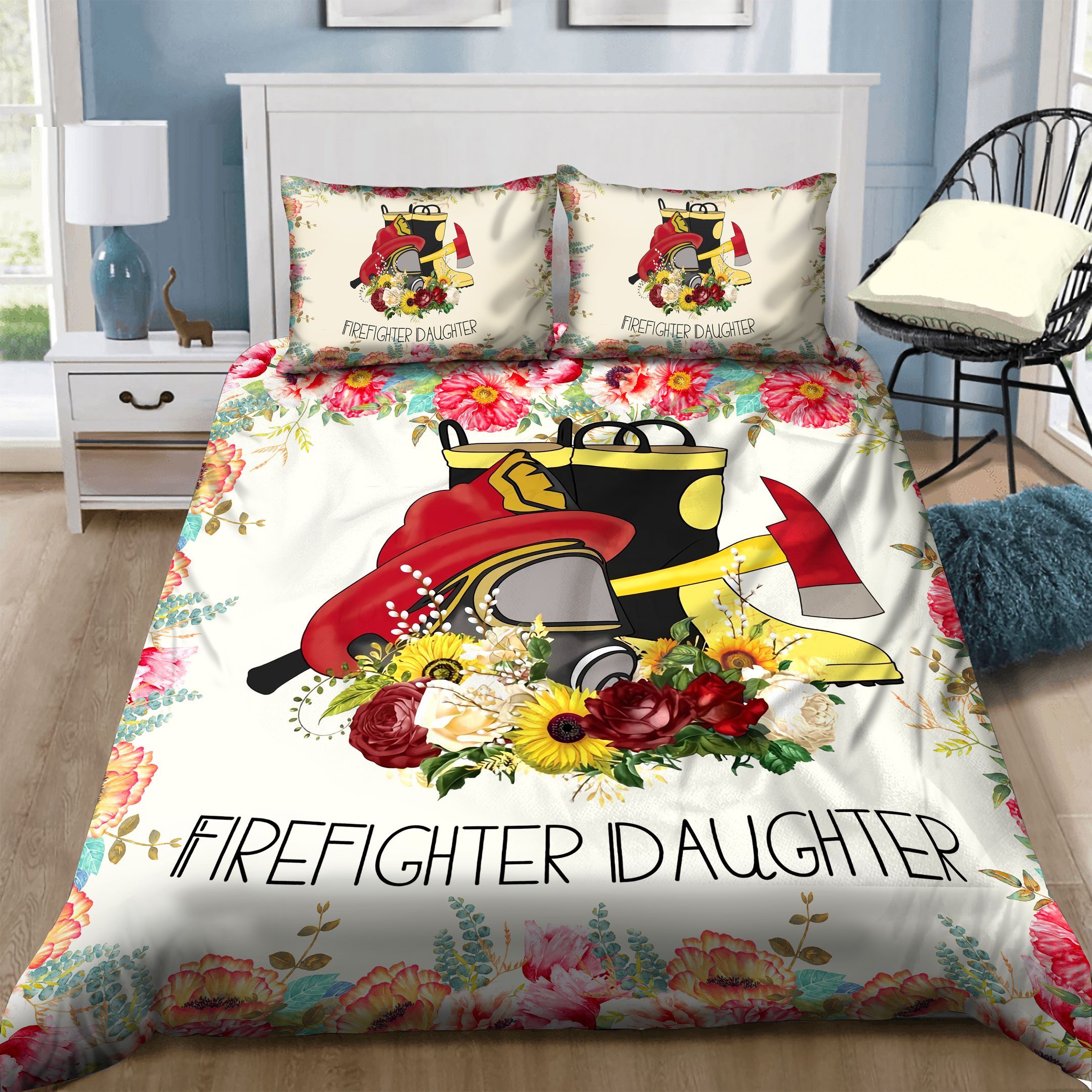 Firefighter Bedding Set