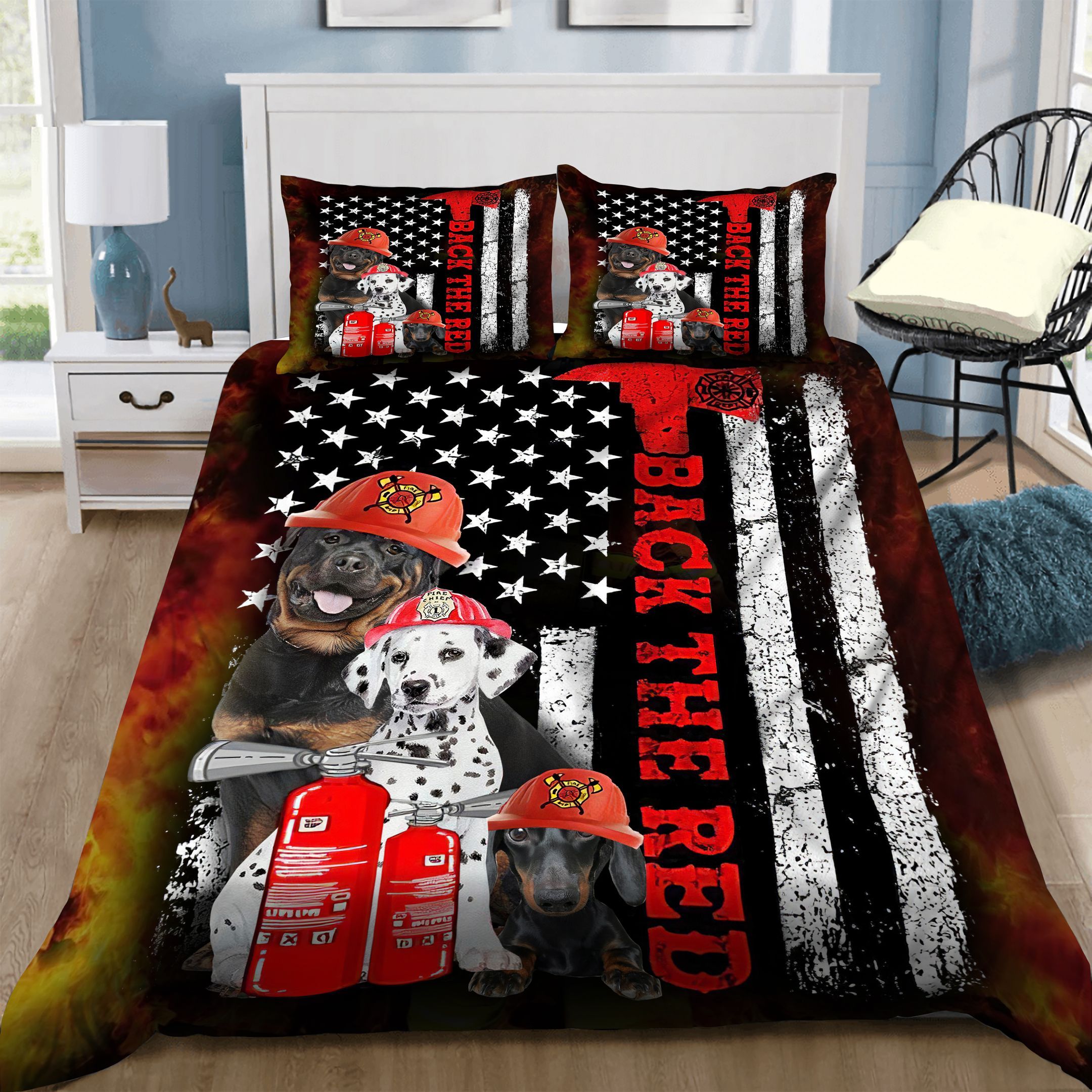 Firefighter Bedding Set