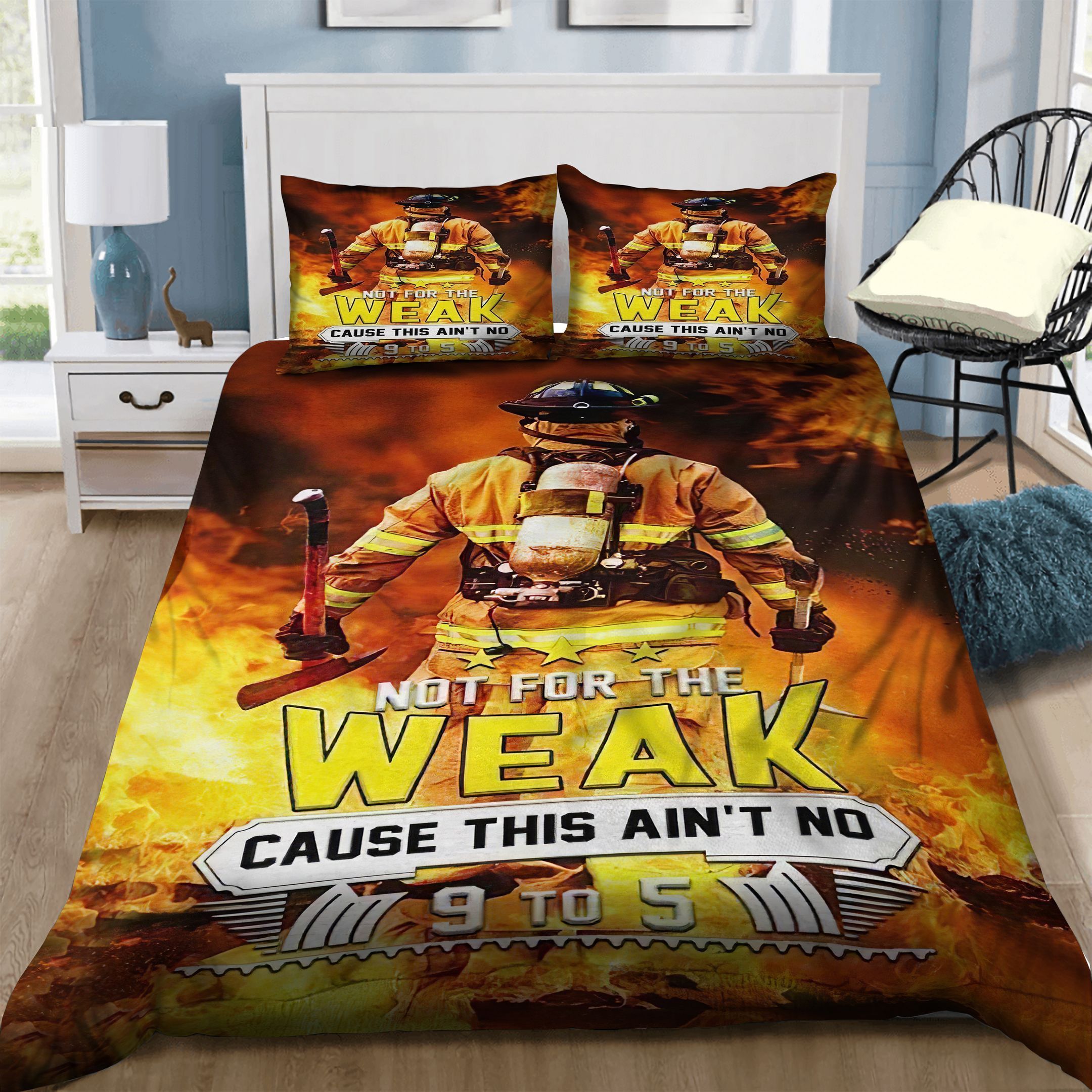Firefighter Bedding Set