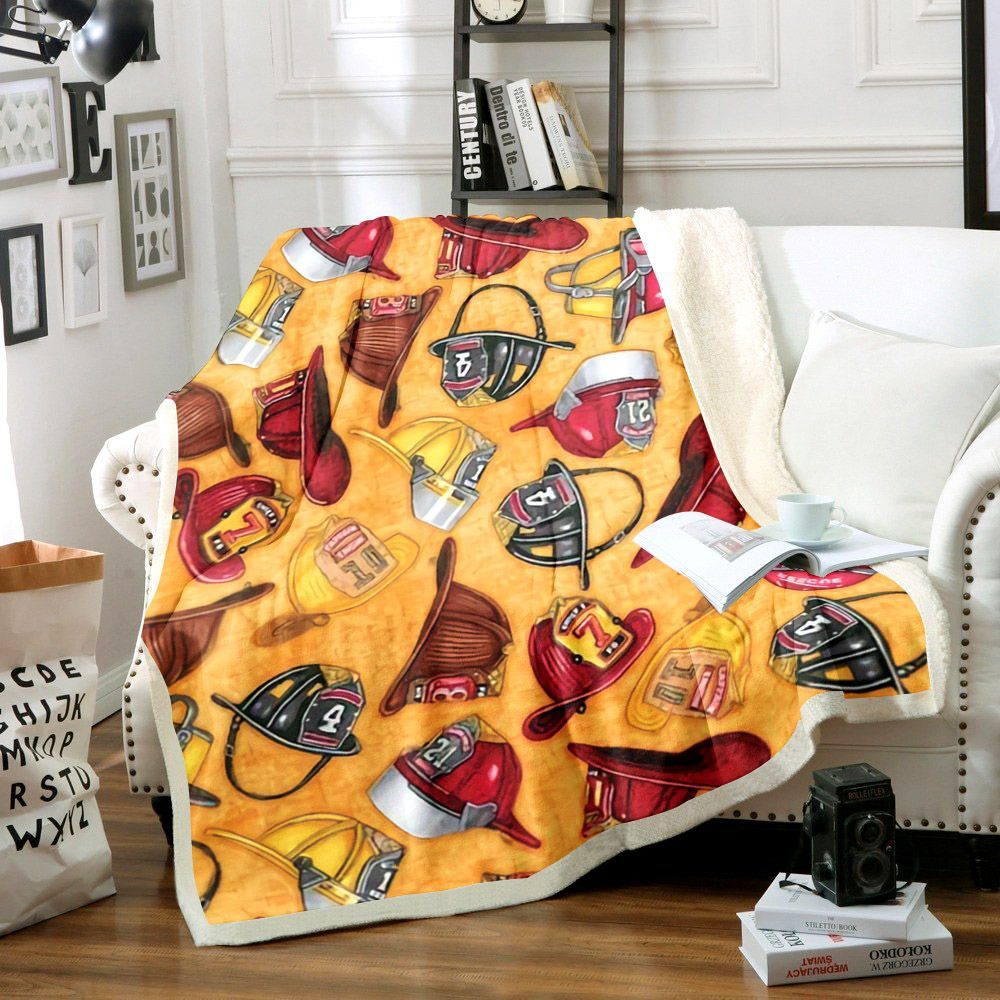 Firefighter Sherpa Fleece Blanket