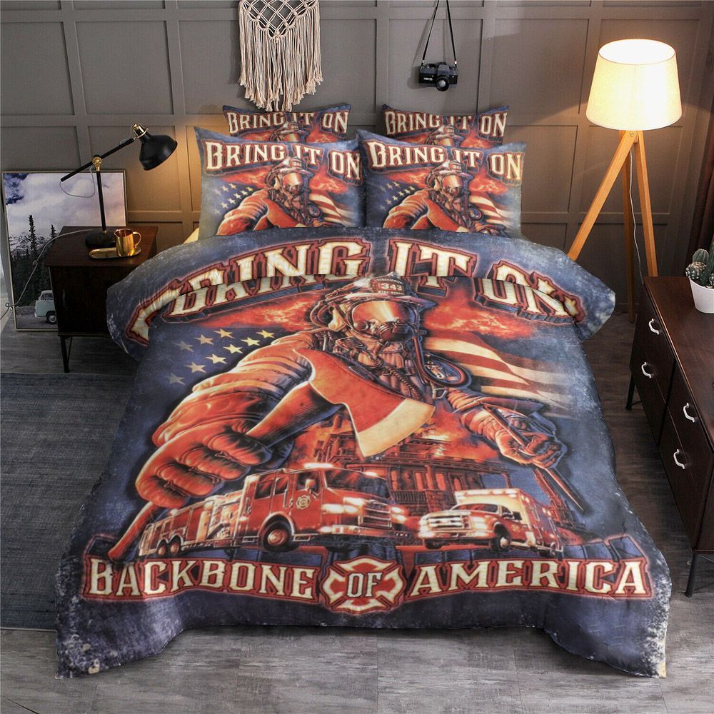 Firefighter Bedding Set